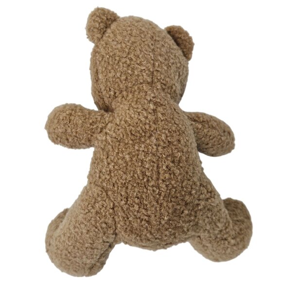 Soft Cuddly Teddy Bear Light Brown Plaid Patches Cute Kids Toy Stuffed Animal - Picture 6 of 16